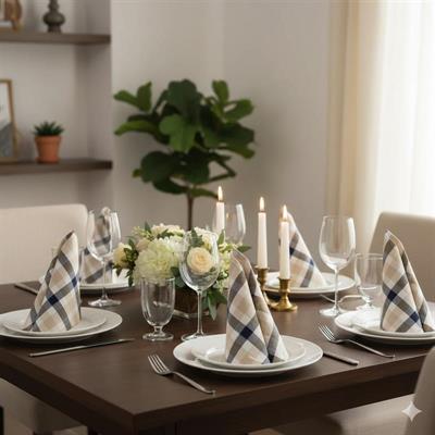 SERVILLETAS  809  CUADROS