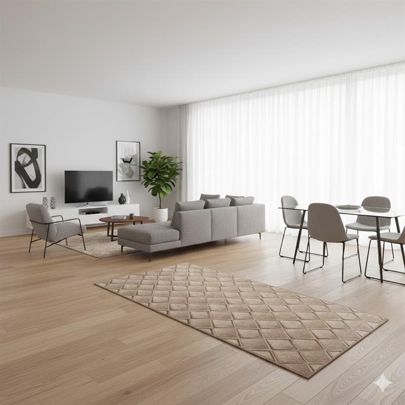 27- ALFOMBRA KRIS KR22 70X140 MARRON