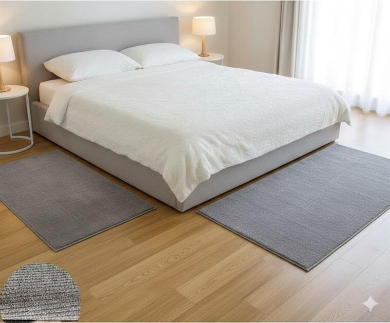 34- ALFOMBRA NEPAL 130 LISO GRIS 67X130