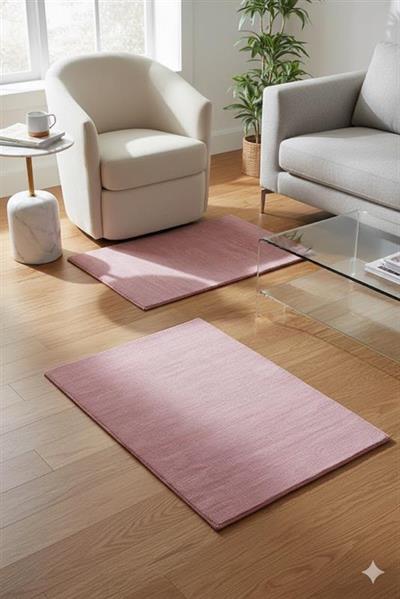 33- ALFOMBRA NEPAL 130 LISO SALMON 67X130