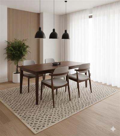 18- ALFOMBRA KRIS 140x200 AZUL KR 20