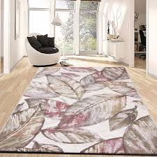17- ALFOMBRA ARGENTUM 160x230 HOJAS GRIS 63689 C3747