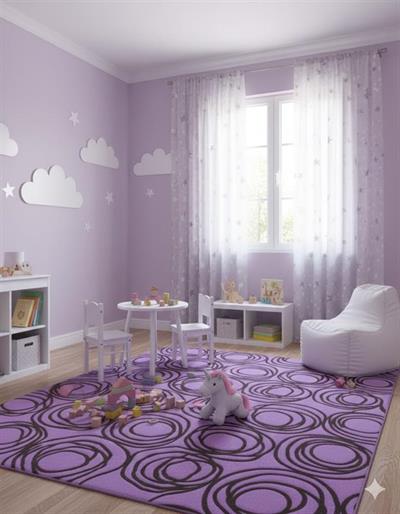 157- ALFOMBRA SPIRALE 160X230 LILA