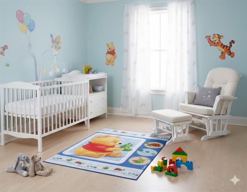 116- ALFOMBRA STAMP 401 100X150 WINNIE THE POOH