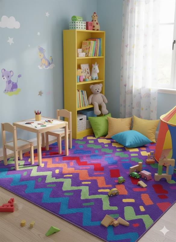 153- ALFOMBRA MULTICOLOR 130X200