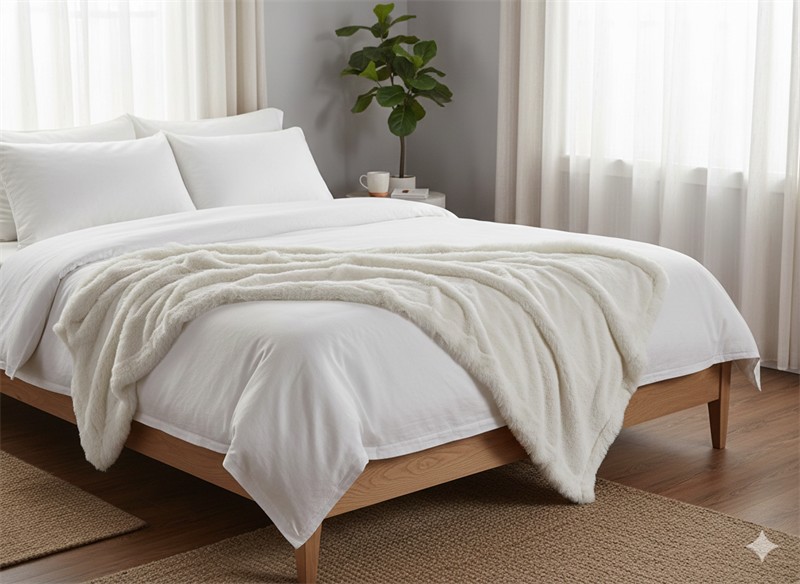 8- PLAID FOX 001 C13 CRUDO 120X160