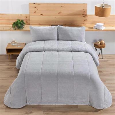 154- COMFORTER RISO 250X260 C12 GRIS