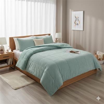 156- COMFORTER RISO 250X260 C15 VERDE