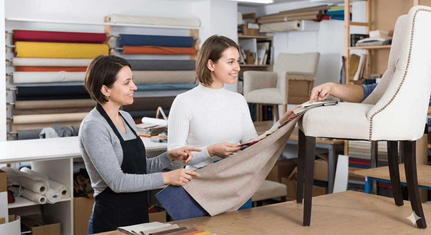 Selección de tapicerías